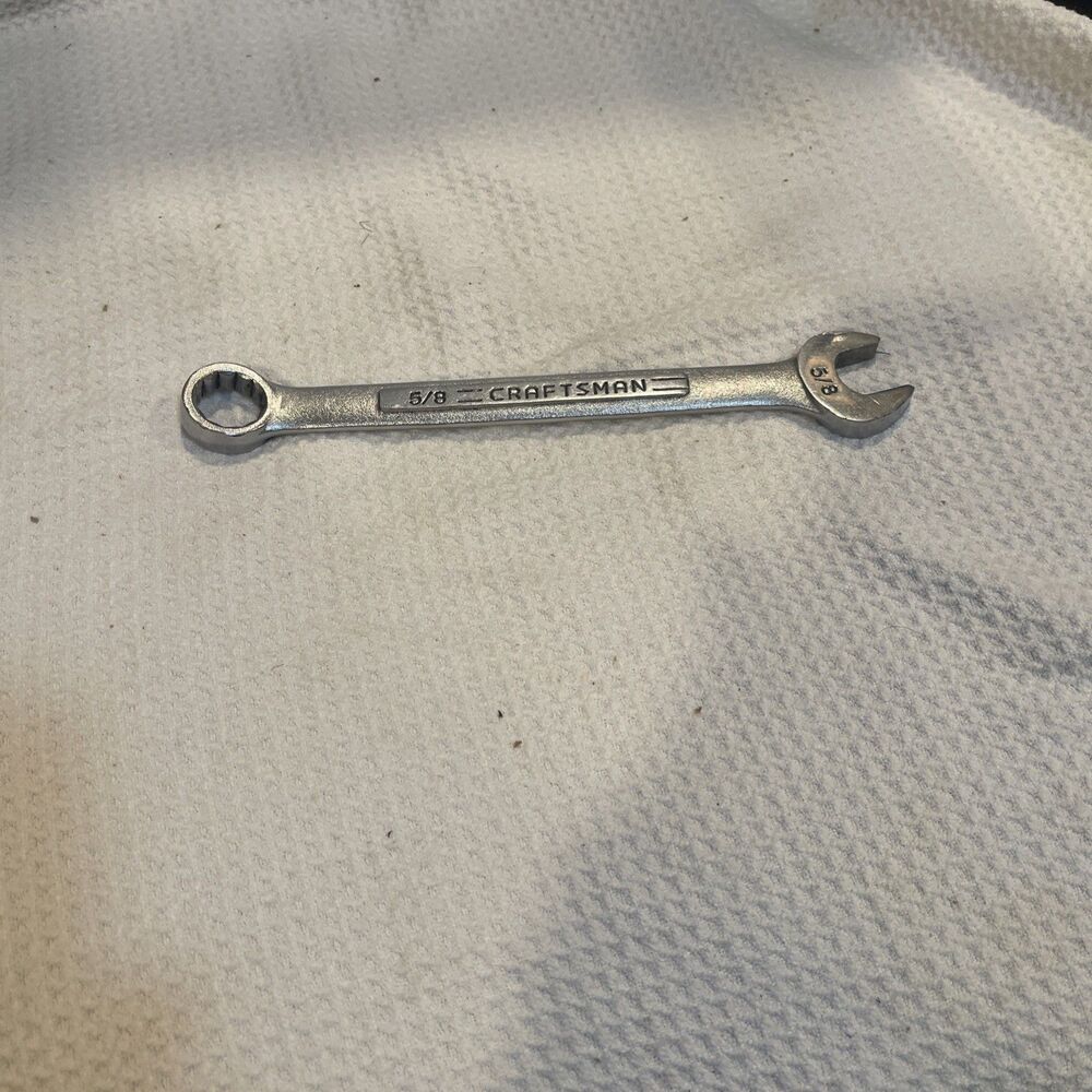 Craftsman SAE 5/8" Combination Wrench VA 12-Point 44697 Made in USA